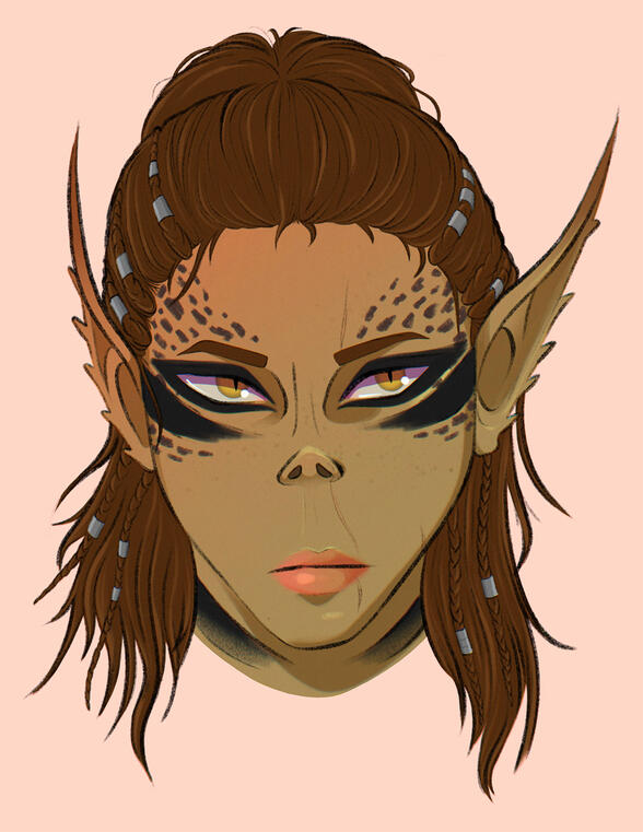 Lae&#39;zel from Baldur&#39;s Gate 3